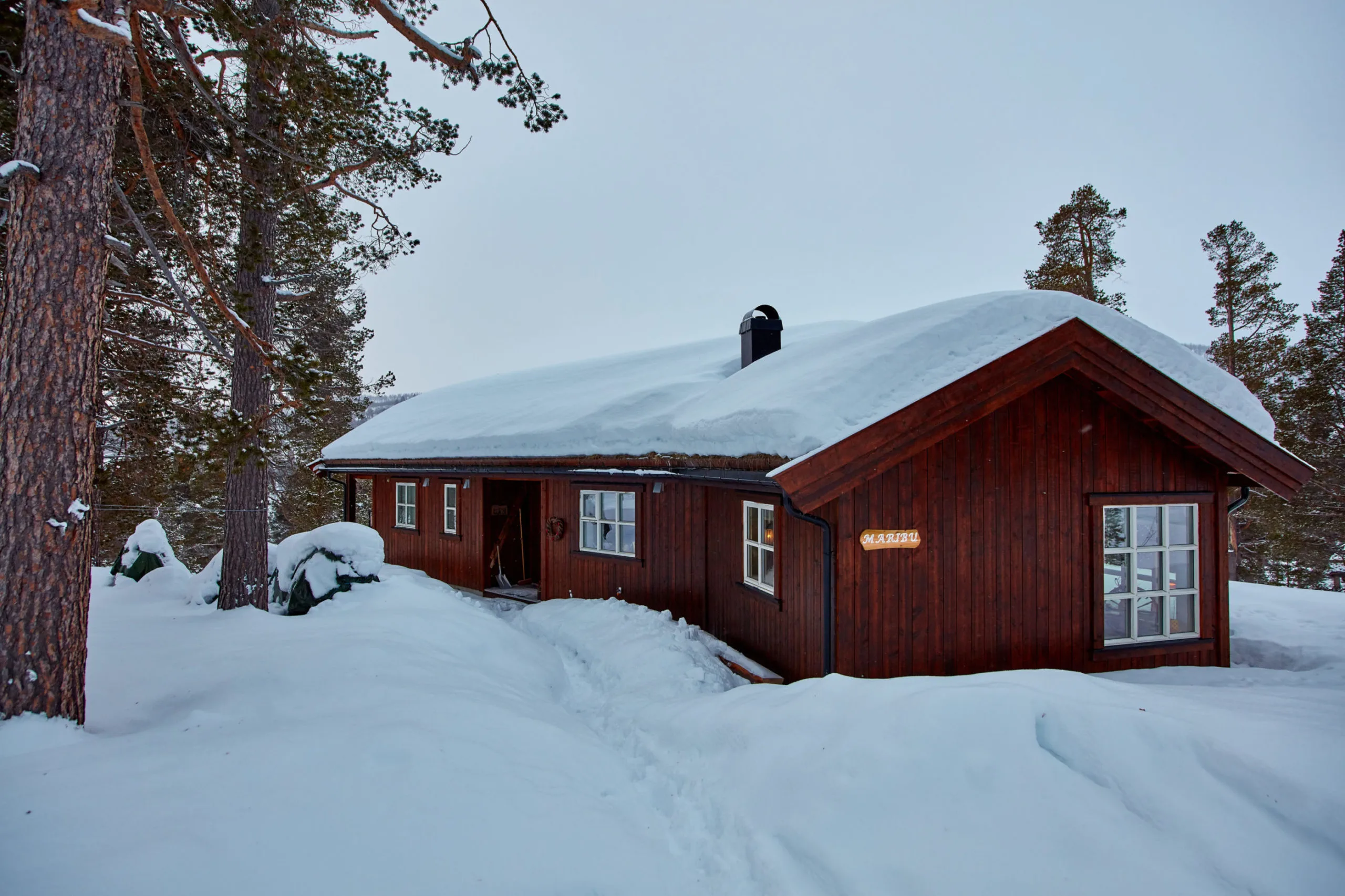 Hytte med Fjuken kledning